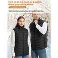 thumbnail image 5 of Venoro 9-Zone USB Heated Jacket for Men & Women - Rechargeable Electric Winter Vest for Outdoor, 5 of 12