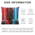 thumbnail image 5 of SHANXI Soft Red Blue Cool Design Cushion Covers for Living Room Bedroom Decorative Throw Pillowcases for Sofa Couch Chair 20x20in, 5 of 5