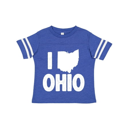 

Inktastic I Love Ohio with State Silhouette Gift Toddler Boy or Toddler Girl T-Shirt