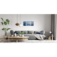 thumbnail image 6 of 3-Piece Blue Beach Canvas Wall Art Set, Sunset Ocean Waves Seascape Prints, Framed & Ready to Hang Decor for Living Room Bedroom Bathroom, 6 of 6
