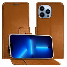 Funda Cartera Molan Cano Issue Diary Para iphone 13 Pro Café Molan Cano Funda tipo de Cartera
