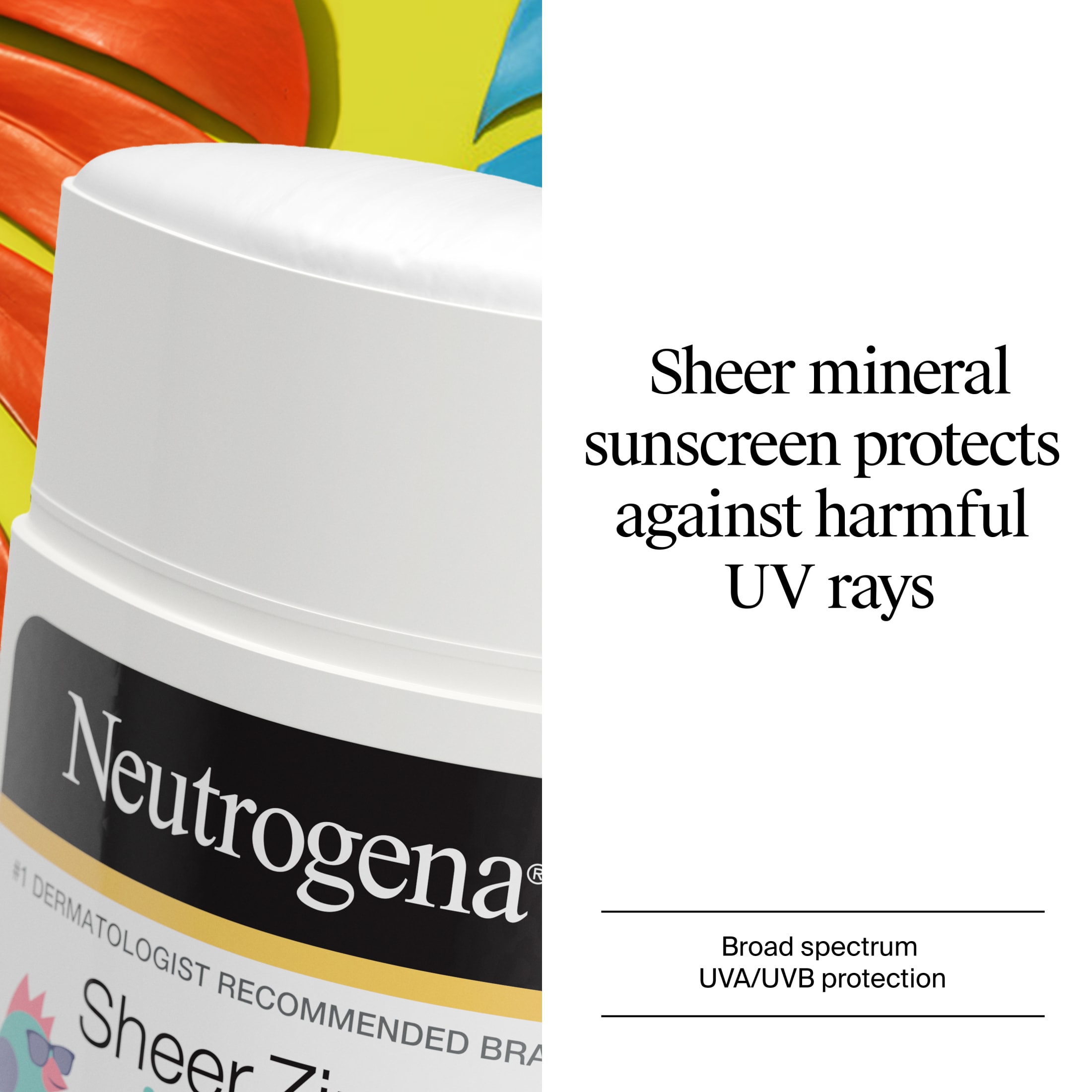 Neutrogena Sheer Kids Mineral Sunscreen Stick SPF 50, 1.5 oz photo 2