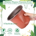 thumbnail image 4 of Macetas de plástico Hushee para vivero, 1500 unidades, 10 cm, con drenaje, 4 of 7