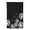 Black White, variant on Sheer Curtains 96 Inches Long, White Dandelion Semi Sheer Curtains Light Filtering Window Treatment, Spring Plants Flowers Vintage Gray Privacy Voile Drapes for Living Room Bedroom 52x96 Inch