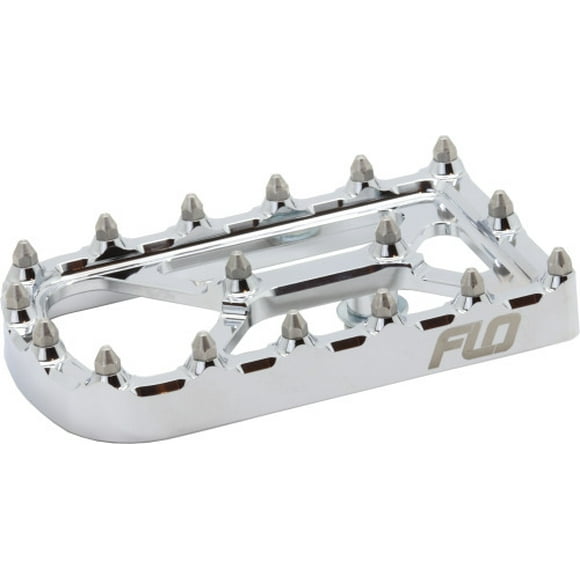 Flo Motorsports Universal Touring Brake Pedal Pad, Chrome