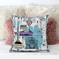 thumbnail image 3 of Amrita Sen Designs CAPL989BrCDS-ZP-16x16 16 x 16 in. City Palace Broadcloth Indoor & Outdoor Zippered Pillow - White & Blue, 3 of 5