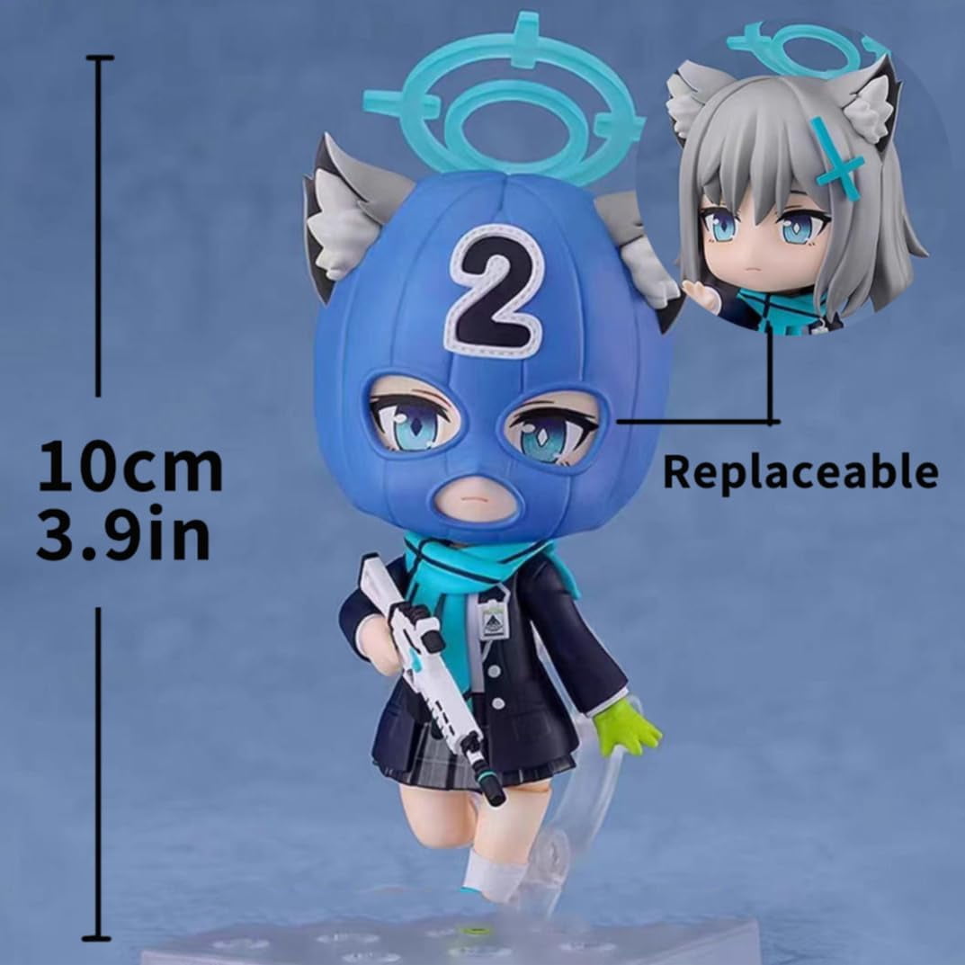 New Sunaookami Shiroko (2265 Q Ver) Character Anime Model Statue Action Figures Desktop Ornament Popular Decorations Fan Souvenirs Creative Gift Collectable