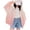 Pink, variant on Atogsazn Kids Girls Summer Jacket Children Casual Zip Up Long Sleeve Sun Protection Coat Lightweight Tops Clothes Purple 8-9 Years Fashion