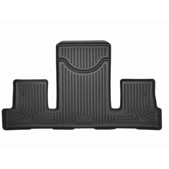 Husky Liners 19221 Weatherbeater Floor Mat Fits 2007-2017 Enclave/Traverse/Acadia/Outlook w/ 2nd Row Bucket Seats 3rd Row Liner 1pc Black
