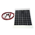 thumbnail image 4 of Labymos 12V 10W 38 X 22 CM PolyCrystalline Transparent Epoxy Resin Solar Panel With Alligator, 4 of 8