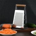 thumbnail image 4 of Stainless Steels Metal Box Grater Handheld Kitchen Food Shredders for Cheese, 4 of 16