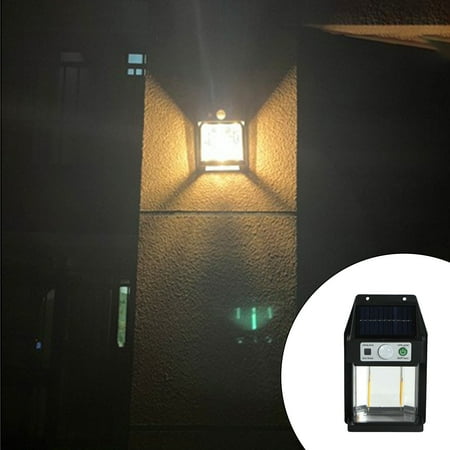 

Ckraxd Solar-Powered Outdoor Wall Light with Warm White LED and Waterproof Design for Garden and Villa Night Illumination