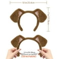 thumbnail image 3 of Christmas Day Hair Combs for Women Cute Head Bands Dress Accessories Fascinators Animal Hair Accessories Coffee, 3 of 9