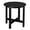 Black | 18" Round, variant on IVV 18" Round HDPE Side Table, Weather-Resistant Patio End Table with Slatted Top, for Balcony, Poolside, or Indoor Use, Easy Assembly, Black