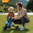 thumbnail image 6 of Besrey 5 in 1 Toddler Tricycle for Ages 1 - 5 Years,Kids Trike for Boys and Girls,Child Balance Bike Toddler Bicycles, Blue, 6 of 12