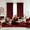 Burgundy, variant on SNITIE Velvet Curtains 2-Panel Set – Light Filtering Thermal Insulated Drapes, Rod Pocket & Back Tab Design for Living Room, Bedroom, Office