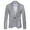 White, variant on Men Suit Jacket Stretch Classic Fit Subtle Pattern Suit Separates Pants & Jackets White,2XL