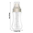 thumbnail image 5 of PPgejGEK Multi-Purpose Five-Hole Squeeze Condiment Bottle Kitchen Graduated Dispenser with Cover Leakproof Sauce Container for Salads, 5 of 9