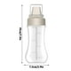 thumbnail image 5 of Dispensador De Aderezo Para Ensaladas Con Botella Exprimible De Cinco Orificios, De Vidrio, 11, 4 Cm (4, 5 Pulgadas), a Prueba De Fugas, Para Mltiples Porciones, Ideal Para Ensaladas, UKHBMC, 5 of 9