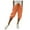 513_Orange, variant on frariair Cargo Pants Women Knee Length Short Ladies Loose Drawstring Casual Solid Color Shorts Dark Grey