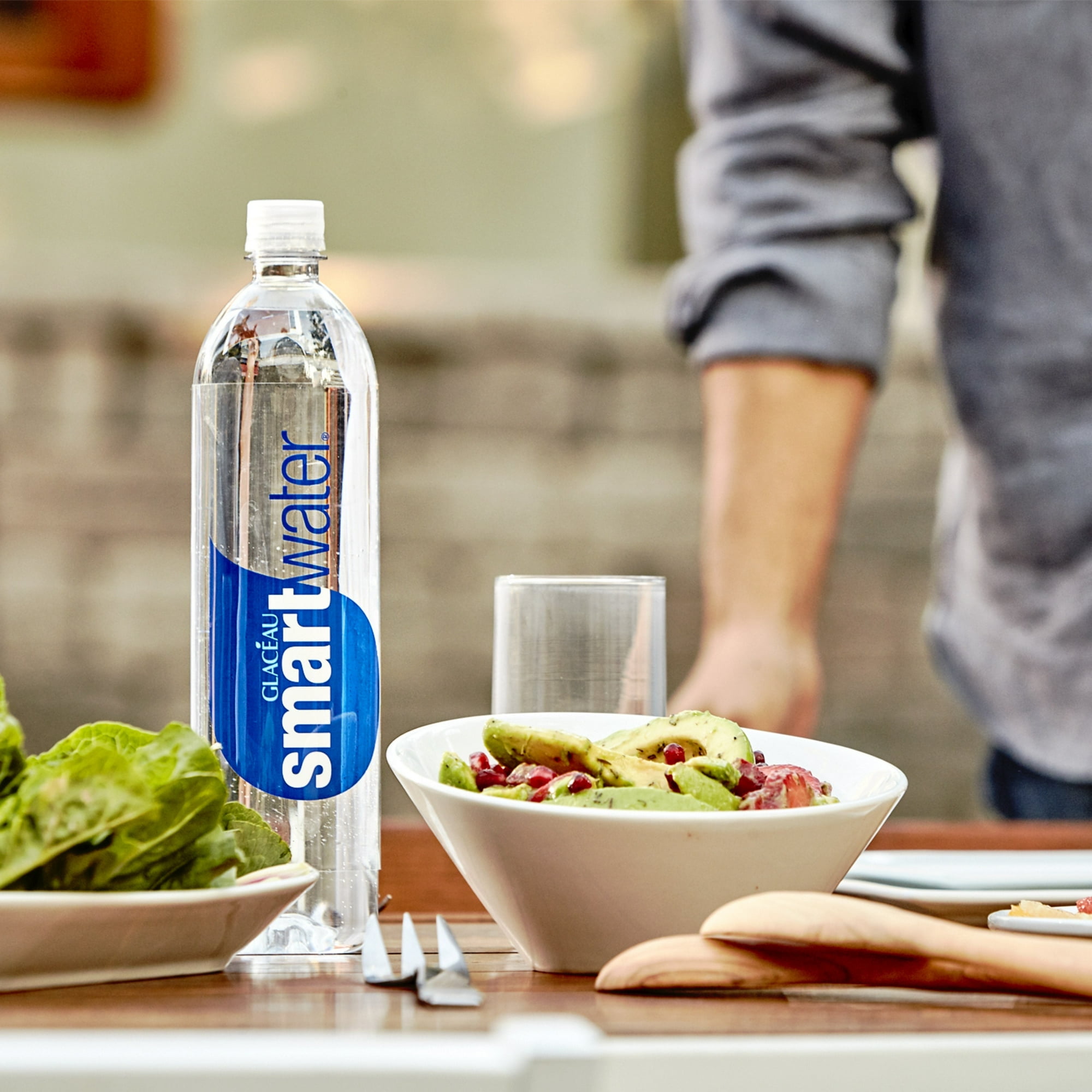 (2 pack) smartwater vapor distilled premium water, 16.9 fl oz, 6 count bottles