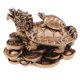 thumbnail image 2 of Feng Shui China Estatua del Dragón Tortuga Oro Trae Poder Adornos de Oficina Bronce, 2 of 9