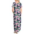 thumbnail image 4 of Vestido ANRABESS, casual, holgado, de manga corta, de verano, maxi beach, 4 of 6