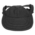 thumbnail image 1 of Gorra de béisbol transpirable para mascotas, ajustable, ligera, para perros, con visera, color negro, L, 1 of 5