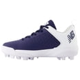 thumbnail image 4 of New Balance Youth 4040V8 Molded Baseball Cleats Navy/White 2.5, 4 of 6