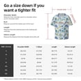 thumbnail image 5 of Lsque cartoon octopus Print Men's Cuban Collar Short Sleeve Shirt Summer Beachwear Casual Button Down Fashionable Vacation Leisure Shirt-Medium, 5 of 5