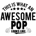 thumbnail image 3 of CafePress - THIS IS WHAT AN AWESOME POP LOOKS LIKE Mugs - 15 oz Ceramic Large White Novelty Mug, 3 of 4