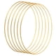 thumbnail image 1 of Anillos Atrapa Sueños PATIKIL 9" Metal 6 Piezas Dorado, 1 of 6