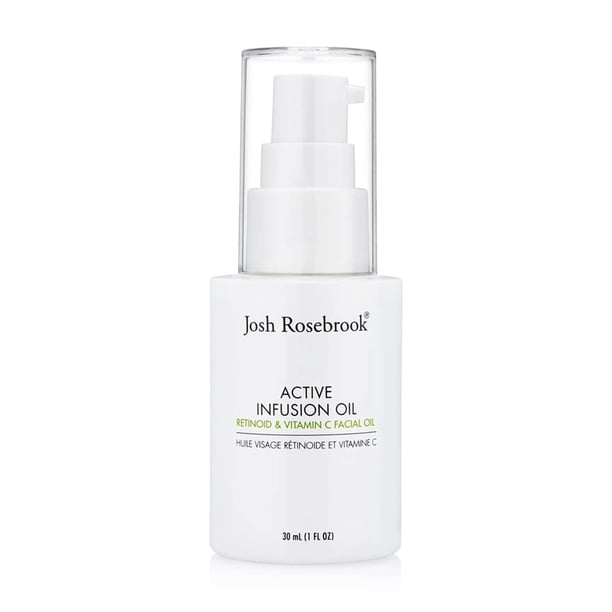Josh Rosebrook - Suero facial con retinoides y vitamina C con aceite de infusión activa Mejora la textura y el tono de la piel Reduce las líneas finas Aumenta la luminosidad - 30 ml - 1 oz