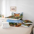 thumbnail image 6 of Manfei Cute Cartoon Flower 7-Piece Twin Bedding Sets,Kawaii Wild Fox Bedding Comforter Set,Multicolor Floral Kawaii Daisy Sheet Sets For Girl,Super Cozy Room Decor Reversible, 6 of 8