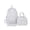 White Backpack, variant on Polka Dot Bow Backpack Set, Water Resistant Bookbag with Lunch Box and Pencil Case, Nylon Laptop Backpack for Outdoor College (Black)