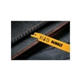 thumbnail image 4 of DEWALT DW4821 8-Inch 18 TPI Straight Back Bi-Metal Reciprocating Saw Blade 5-Pack, 4 of 8