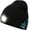Black, variant on Led Beanie Hat with Light Music Hat Bluetooth Warm Knitted Flashlight Hat for Women Men Outdoor Running Cycling Skiing, Black, Christmas Day Gift