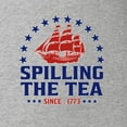 thumbnail image 6 of Wild Bobby Spilling The Tea Since 1773 Men Tee, 6 of 6