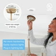 thumbnail image 5 of Skyplug Standard Plug & Play Lighting Base Carina-Champagne Bronze Finish Skyx 5524-Cb, 5 of 7