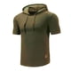 thumbnail image 1 of pstuiky camisetas para hombre, Camisa de manga corta con cuello abierto y lazo floral hecha a mano para hombre camisas casuales para hombre l, 1 of 4