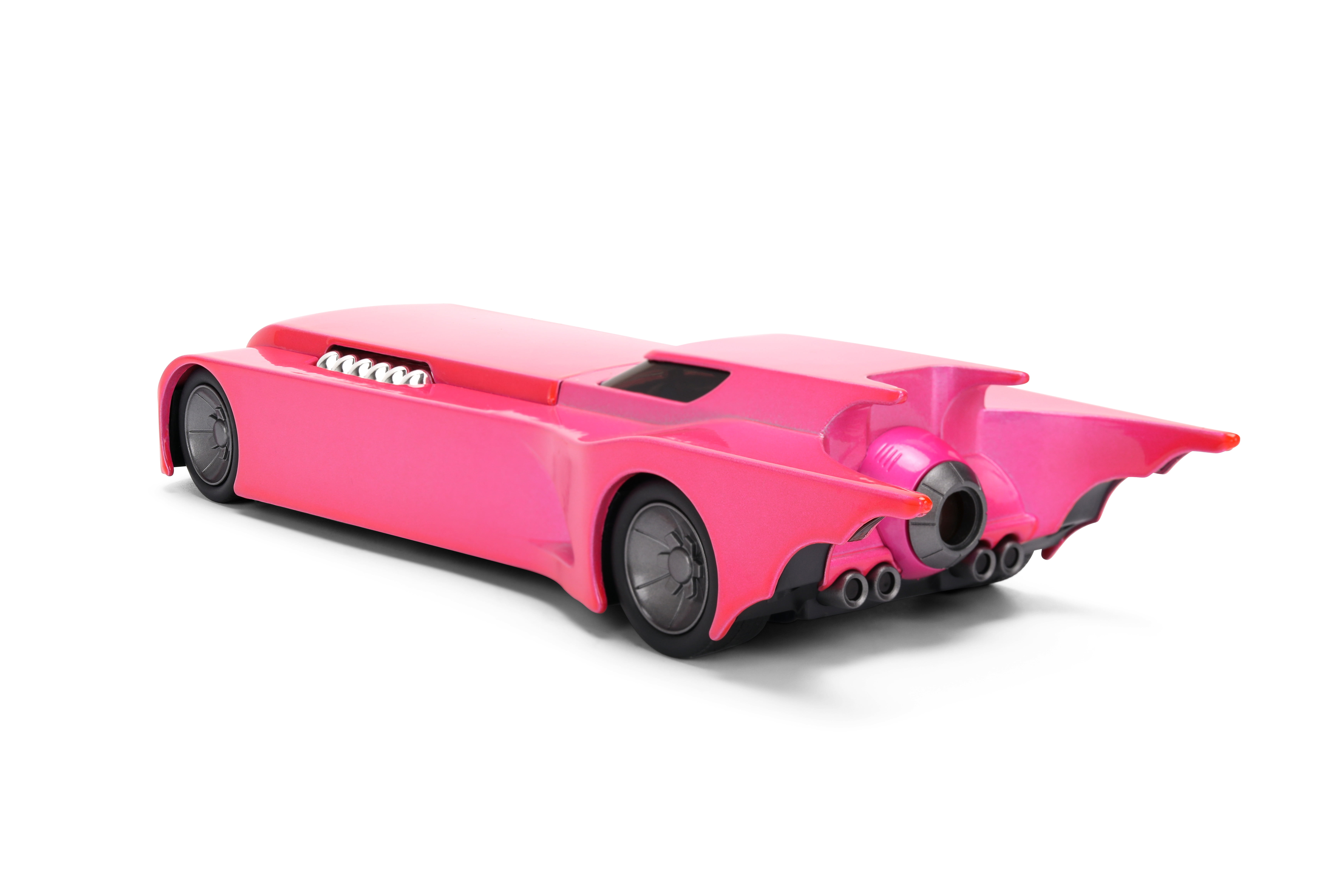 Jada Toys Pink Slips Batman The Animated Series Batmobile , 1:24 Scale, Die-cast Car, Model Vehicles(Pink)
