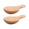 thumbnail image 1 of Shisuyan 2Pack Wood Scoops Kitchen Utensils for Hoteliers Dining Table, 1 of 8
