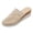 Beige, variant on Women Hollow Crochet Knit Closed Toe Espadrille Wedge Slide Mule Sandals Slip On Breathable Footwear For Casual Outdoor Summer Daily Beach Vacation Shopping