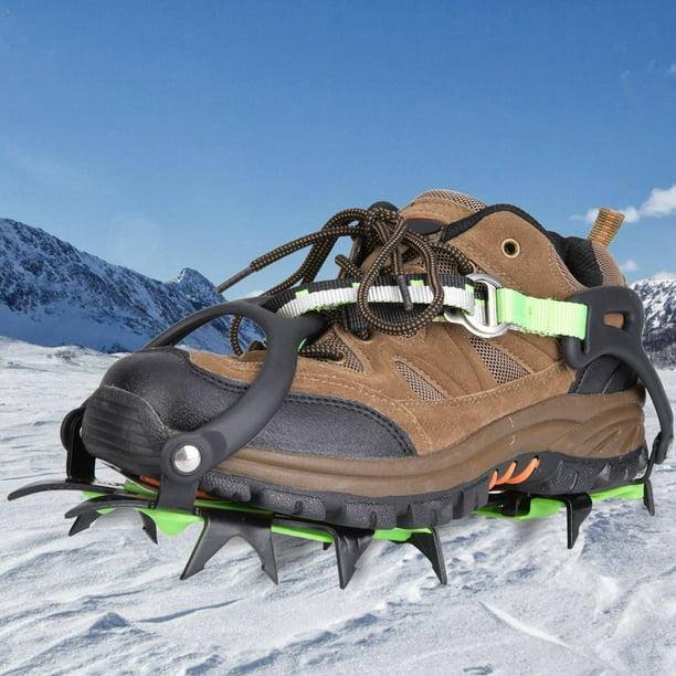 Crampons Neige Antidérapants, Crampons Antidérapants, Crampons à Glace  Antidérapants avec 19 Les Dents, Crampons a Neige