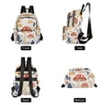 thumbnail image 4 of FORMRS Mini Backpack Purse for Women Travel Daypack Casual Shoulder Bag, White Mushroom, 4 of 7