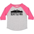thumbnail image 3 of Inktastic Seattle Washington City Skyline Boys or Girls Toddler T-Shirt, 3 of 5