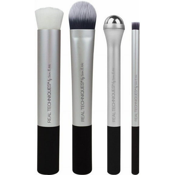 Real Techniques® Skincare Prep & Prime Makeup Brush Set, 4 Piece