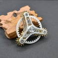 thumbnail image 1 of Silver Advanced Dearing Turntable Gear Linkage Manual Rotating Fingertip Top Toy, 1 of 2
