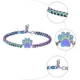 thumbnail image 3 of Locket Backside Customize Women Men Inifinity Memory Paw Locket Stainless Steel Chain Link Bracelet Cremation Jewelry for Dog Cat Ashes Pet Funeral Urn Bracelet for Ashes Holder, 3 of 9