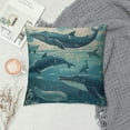 Creowell Fish Pillows Nature Nautical Ocean Sea Seaweed Coral Whale